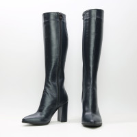 Шкіряні чоботи на підборах Арт. 35-11/44Ок