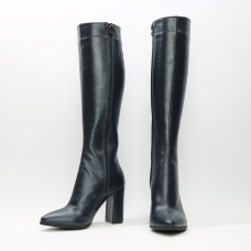 Шкіряні чоботи на підборах Арт. 35-11/44Ок