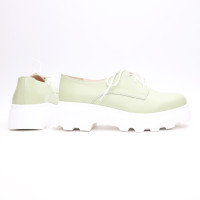 Туфлі зі шкіри відтінку фісташка Арт. 12-29/As23