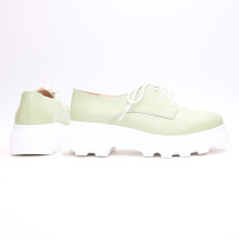 Туфлі зі шкіри відтінку фісташка Арт. 12-29/As23