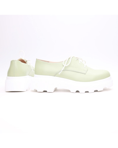 Туфлі зі шкіри відтінку фісташка Арт. 12-29/As23