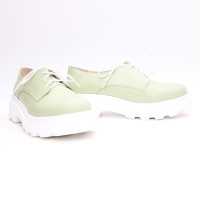 Туфлі зі шкіри відтінку фісташка Арт. 12-29/As23