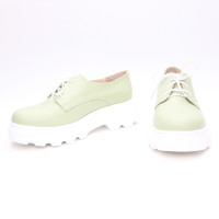 Туфлі зі шкіри відтінку фісташка Арт. 12-29/As23