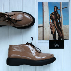 Лакові бежеві туфлі Арт. 156-5/Hill3