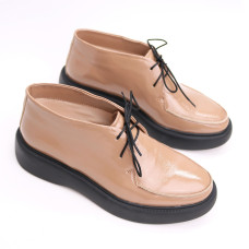 Лакові бежеві туфлі Арт. 156-5/Hill3