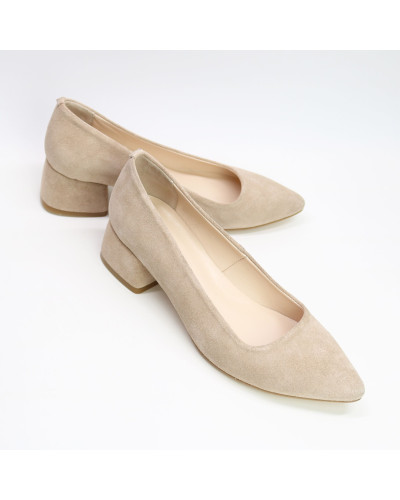 Замшеві туфлі-човники Арт. 457-1/53Ок