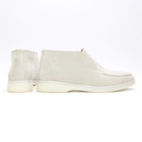 Высокие замшевые лоферы в бежевом цвете – тепло, мягкость и стиль от Your Step Арт. 156-4