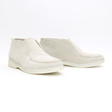 Високі замшеві лофери в бежевому кольорі — тепло, м’якість і стиль від Your Step Арт. 156-4