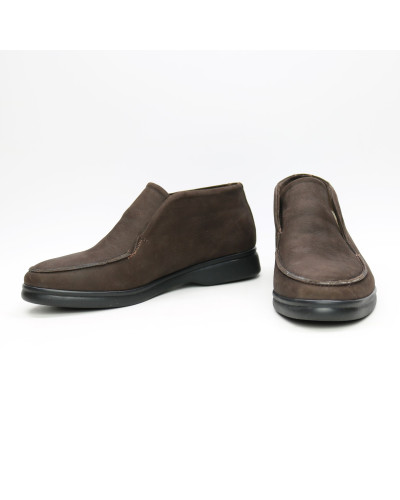 Високі лофери з нубуку Арт. 156-4Hill2