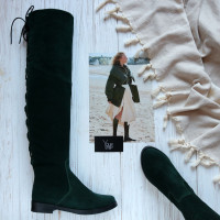 Високі чоботи із замші Арт.12-34V