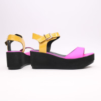 Босоніжки з рожевої шкіри Арт. 352-2