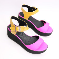 Босоніжки з рожевої шкіри Арт. 352-2