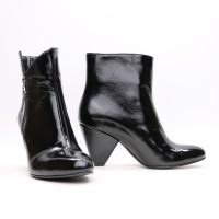 Ботильоны из черного наплака Арт. 52-5/54Ок
