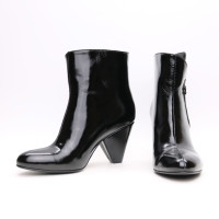 Ботильоны из черного наплака Арт. 52-5/54Ок