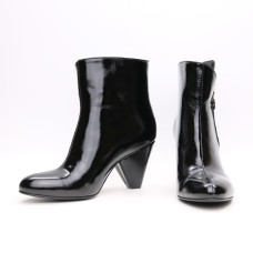 Ботильоны из черного наплака Арт. 52-5/54Ок