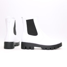 Челсі з білої шкіри Арт. 12-1(S2)