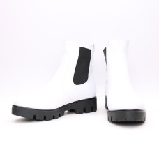 Челсі з білої шкіри Арт. 12-1(S2)