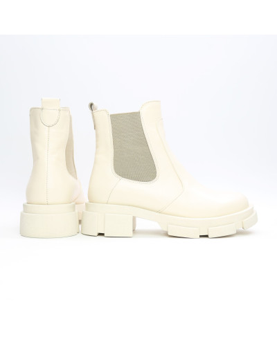 Челсі з бежевої шкіри Арт. 12-1/21074