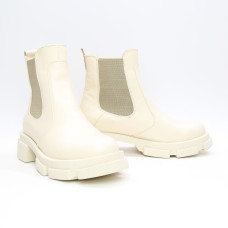 Челсі з бежевої шкіри Арт. 12-1/21074