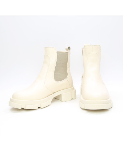 Челсі з бежевої шкіри Арт. 12-1/21074