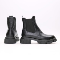 Челсі із чорної шкіри флотар Арт. 12-1/21074