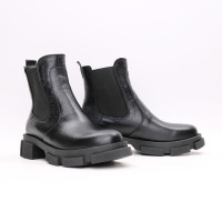 Челсі із чорної шкіри флотар Арт. 12-1/21074