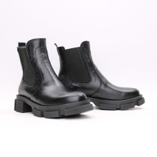 Челсі із чорної шкіри флотар Арт. 12-1/21074