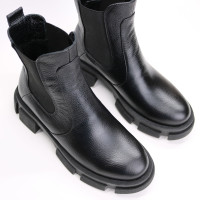 Челсі із чорної шкіри флотар Арт. 12-1/21074