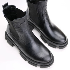 Челсі із чорної шкіри флотар Арт. 12-1/21074