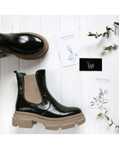 Челсі з наплаку кольору хакі Арт. 12-1/260