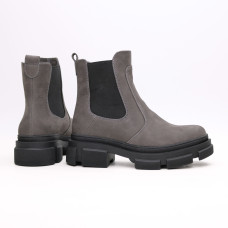 Челсі із сірого нубуку Арт. 12-1/260