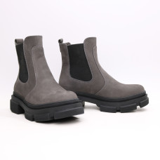 Челсі із сірого нубуку Арт. 12-1/260