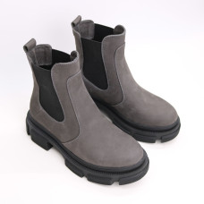 Челсі із сірого нубуку Арт. 12-1/260