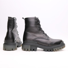 Черевики із чорної шкіри Арт. As-10/20 ДОП