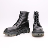 Черевики із чорної шкіри Арт. As-10/20 ДОП