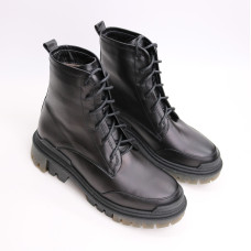 Черевики із чорної шкіри Арт. As-10/20 ДОП