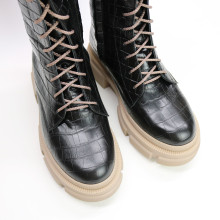 Чорні черевики під рептилію Арт. 12-30/260 (б/ф)