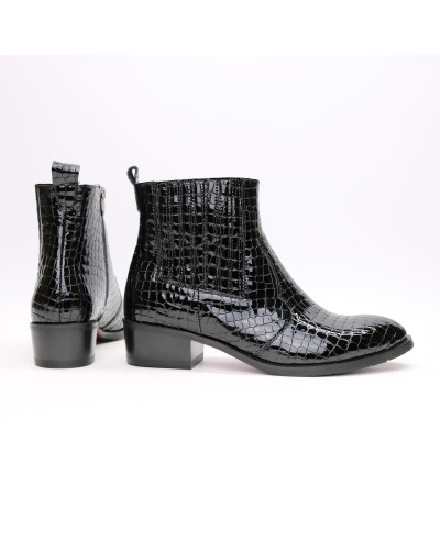 Лакові черевики під рептилію Арт. 306-4