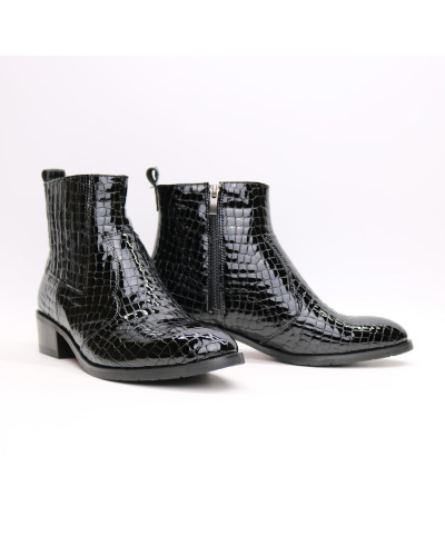 Лакові черевики під рептилію Арт. 306-4