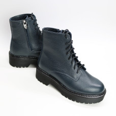 Черевики із синьої шкіри флотар Арт. As-8/22