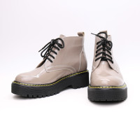 Бежеві лакові черевики Арт. 12-20/22