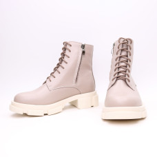 Черевики із бежевої шкіри Арт. As-8/21074