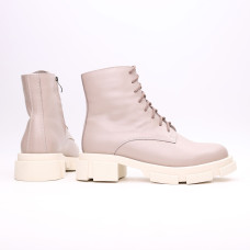 Черевики із бежевої шкіри Арт. As-8/21074