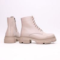 Черевики з бежевої шкіри Арт. As-8/260