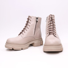 Черевики з бежевої шкіри Арт. As-8/260