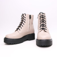 Черевики із бежевої шкіри Арт. As-8/22