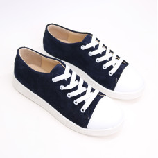 Кеди із синьої замші Арт. Em-1