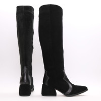 Чоботи чорного кольору Арт. 657-12/w324Ок