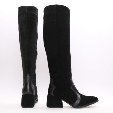 Чоботи чорного кольору Арт. 657-12/w324Ок