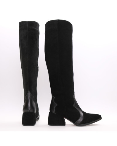 Чоботи чорного кольору Арт. 657-12/w324Ок